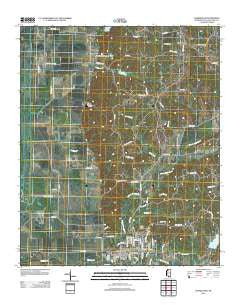 Charleston Mississippi Historical topographic map, 1:24000 scale, 7.5 X 7.5 Minute, Year 2012