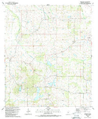 Charlton Mississippi Historical topographic map, 1:24000 scale, 7.5 X 7.5 Minute, Year 1988