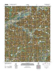 Chilli Creek Mississippi Historical topographic map, 1:24000 scale, 7.5 X 7.5 Minute, Year 2012