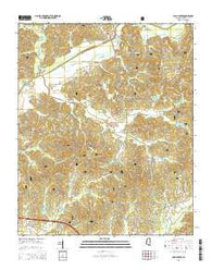 Chilli Creek Mississippi Current topographic map, 1:24000 scale, 7.5 X 7.5 Minute, Year 2015