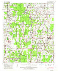 Choctaw Mississippi Historical topographic map, 1:62500 scale, 15 X 15 Minute, Year 1939