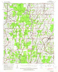 Choctaw Mississippi Historical topographic map, 1:62500 scale, 15 X 15 Minute, Year 1939