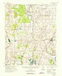 Choctaw Mississippi Historical topographic map, 1:62500 scale, 15 X 15 Minute, Year 1969