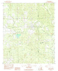 Chunky Mississippi Historical topographic map, 1:24000 scale, 7.5 X 7.5 Minute, Year 1983