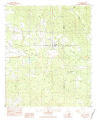Chunky Mississippi Historical topographic map, 1:24000 scale, 7.5 X 7.5 Minute, Year 1983