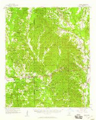Chunky Mississippi Historical topographic map, 1:62500 scale, 15 X 15 Minute, Year 1957