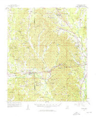 Chunky Mississippi Historical topographic map, 1:62500 scale, 15 X 15 Minute, Year 1957