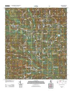 Clara Mississippi Historical topographic map, 1:24000 scale, 7.5 X 7.5 Minute, Year 2012