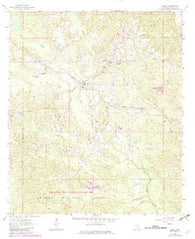 Clara Mississippi Historical topographic map, 1:24000 scale, 7.5 X 7.5 Minute, Year 1964