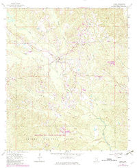 Clara Mississippi Historical topographic map, 1:24000 scale, 7.5 X 7.5 Minute, Year 1964