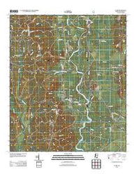 Clark Mississippi Historical topographic map, 1:24000 scale, 7.5 X 7.5 Minute, Year 2012