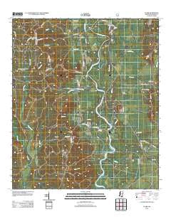 Clark Mississippi Historical topographic map, 1:24000 scale, 7.5 X 7.5 Minute, Year 2012
