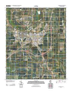 Clarksdale Mississippi Historical topographic map, 1:24000 scale, 7.5 X 7.5 Minute, Year 2012