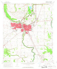 Clarksdale Mississippi Historical topographic map, 1:24000 scale, 7.5 X 7.5 Minute, Year 1967