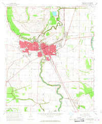 Clarksdale Mississippi Historical topographic map, 1:24000 scale, 7.5 X 7.5 Minute, Year 1967