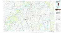 Clarksdale Mississippi Historical topographic map, 1:100000 scale, 30 X 60 Minute, Year 1984