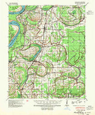 Clayton Mississippi Historical topographic map, 1:62500 scale, 15 X 15 Minute, Year 1939