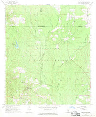 Clear Springs Mississippi Historical topographic map, 1:24000 scale, 7.5 X 7.5 Minute, Year 1968