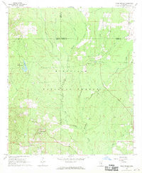 Clear Springs Mississippi Historical topographic map, 1:24000 scale, 7.5 X 7.5 Minute, Year 1968