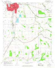 Cleveland Mississippi Historical topographic map, 1:24000 scale, 7.5 X 7.5 Minute, Year 1966