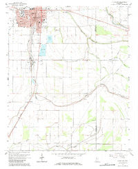 Cleveland Mississippi Historical topographic map, 1:24000 scale, 7.5 X 7.5 Minute, Year 1966
