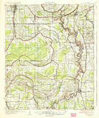 Cleveland Mississippi Historical topographic map, 1:62500 scale, 15 X 15 Minute, Year 1934