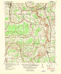 Cleveland Mississippi Historical topographic map, 1:62500 scale, 15 X 15 Minute, Year 1940