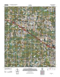 Clinton Mississippi Historical topographic map, 1:24000 scale, 7.5 X 7.5 Minute, Year 2012