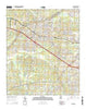 Clinton Mississippi Current topographic map, 1:24000 scale, 7.5 X 7.5 Minute, Year 2015