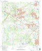 Clinton Mississippi Historical topographic map, 1:24000 scale, 7.5 X 7.5 Minute, Year 1980