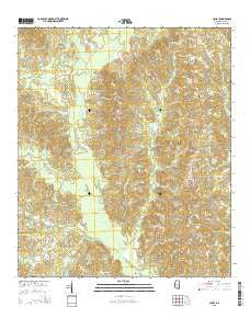 Cohay Mississippi Current topographic map, 1:24000 scale, 7.5 X 7.5 Minute, Year 2015
