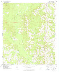 Cohay Mississippi Historical topographic map, 1:24000 scale, 7.5 X 7.5 Minute, Year 1975
