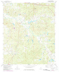 Coila Mississippi Historical topographic map, 1:24000 scale, 7.5 X 7.5 Minute, Year 1975