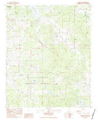 Coker Lake Mississippi Historical topographic map, 1:24000 scale, 7.5 X 7.5 Minute, Year 1983