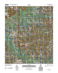 Coldwater Mississippi Historical topographic map, 1:24000 scale, 7.5 X 7.5 Minute, Year 2012