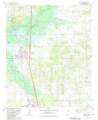 Coldwater Mississippi Historical topographic map, 1:24000 scale, 7.5 X 7.5 Minute, Year 1982