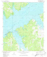 Coles Point Mississippi Historical topographic map, 1:24000 scale, 7.5 X 7.5 Minute, Year 1980