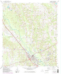 Collins Mississippi Historical topographic map, 1:24000 scale, 7.5 X 7.5 Minute, Year 1974