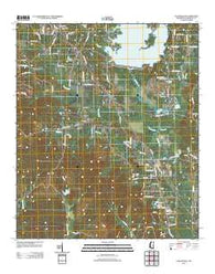 Collinsville Mississippi Historical topographic map, 1:24000 scale, 7.5 X 7.5 Minute, Year 2012