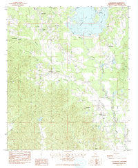 Collinsville Mississippi Historical topographic map, 1:24000 scale, 7.5 X 7.5 Minute, Year 1983