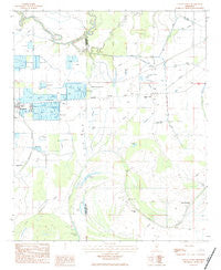 Colony Town Mississippi Historical topographic map, 1:24000 scale, 7.5 X 7.5 Minute, Year 1983