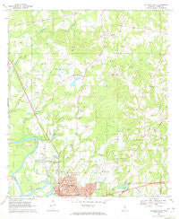 Columbia North Mississippi Historical topographic map, 1:24000 scale, 7.5 X 7.5 Minute, Year 1970