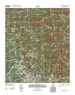 Columbia North Mississippi Historical topographic map, 1:24000 scale, 7.5 X 7.5 Minute, Year 2012