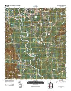 Columbia South Mississippi Historical topographic map, 1:24000 scale, 7.5 X 7.5 Minute, Year 2012