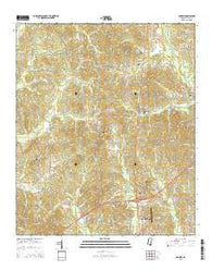 Conway Mississippi Current topographic map, 1:24000 scale, 7.5 X 7.5 Minute, Year 2015