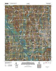 Corinth Mississippi Historical topographic map, 1:24000 scale, 7.5 X 7.5 Minute, Year 2010