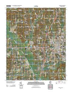 Corinth Mississippi Historical topographic map, 1:24000 scale, 7.5 X 7.5 Minute, Year 2012