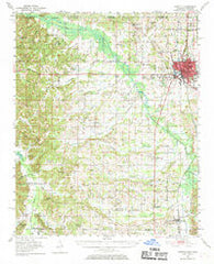 Corinth Mississippi Historical topographic map, 1:62500 scale, 15 X 15 Minute, Year 1950
