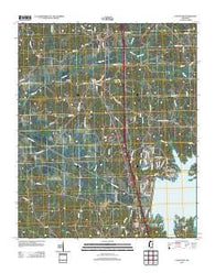 Courtland Mississippi Historical topographic map, 1:24000 scale, 7.5 X 7.5 Minute, Year 2012