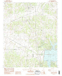 Courtland Mississippi Historical topographic map, 1:24000 scale, 7.5 X 7.5 Minute, Year 1983